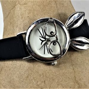 Novelty Watch Rabbit Face, Metal Ears, Glasses